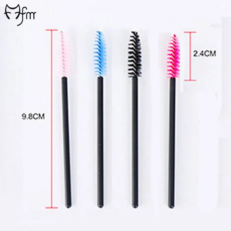 FM 50 шт./упак. одноразовые щеточки с тушью для ресниц палочки Аппликатор Wand кисти