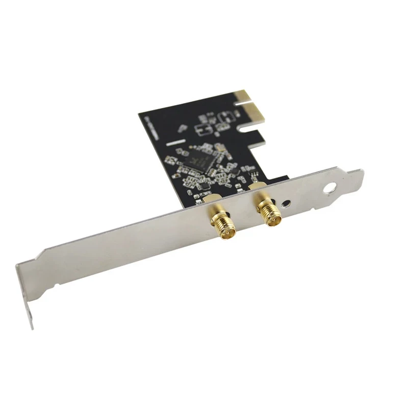 PCI Express Беспроводной адаптер 1200 Мбит 2,4/5 ГГц 802.11AC двухдиапазонный Беспроводной PCI-E Wi-Fi сетевой карты 2* 6dBi антенны