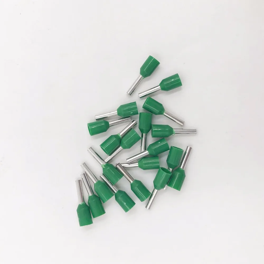 E1508 трубки Изоляционные изолированные терминалы 1.5MM2 100 шт./упак. кабель провода разъем изоляционные обжимной разъем