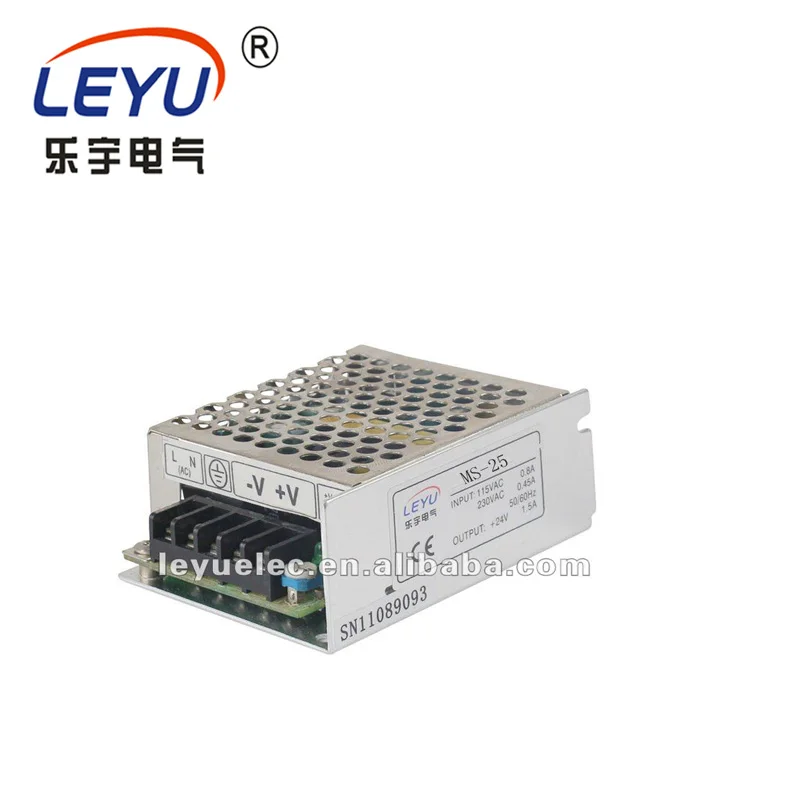 MS-25-5V AC DC одиночный выход Индикатор драйвер мини размер импульсный источник питания от китайского поставщика