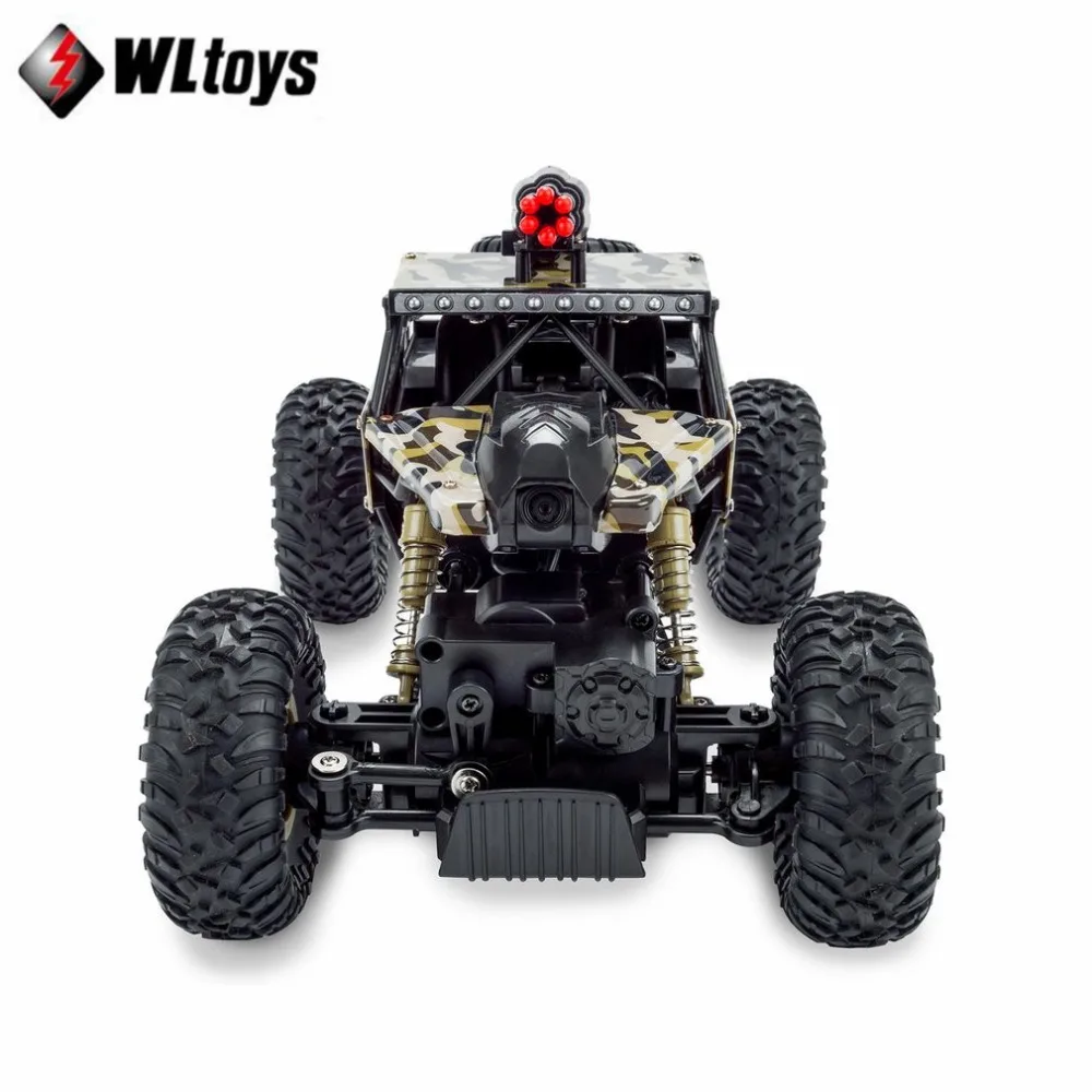 18428-A 1/18 2,4 ГГц 4WD Радиоуправляемая машина с ракетной установкой с 0.3MP Wifi FPV камера внедорожный гусеничный в реальном времени для детей игрушка подарок Prensent fz
