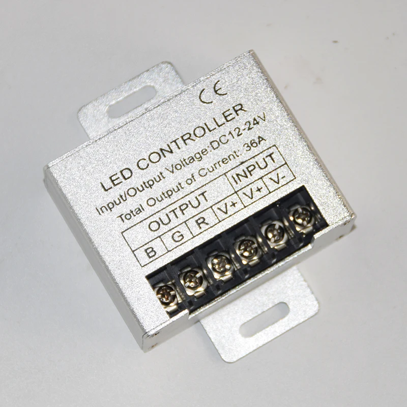DC12 DC24V 36A 360 Вт РЧ пульт дистанционного управления RGB 24key пульт дистанционного управления для RGB Светодиодные полосы света