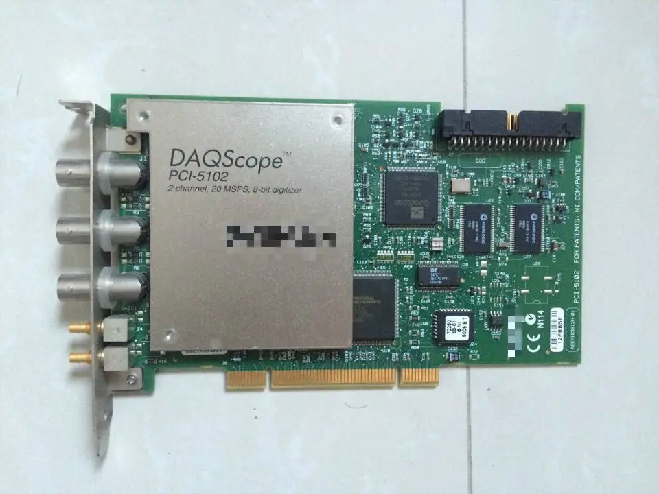 Используется PCI-5102 для высокой скорости сбора данных карта дигитайзер