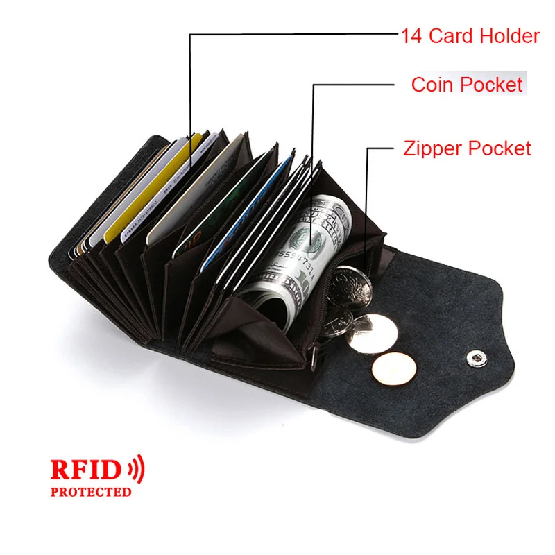 Анти Rfid натуральная кожа Кредитная карта зажим для денег мини мужские кошельки для денег Карманный мешок наличные держатель Мужской зажим кошелек с зажимом для денег