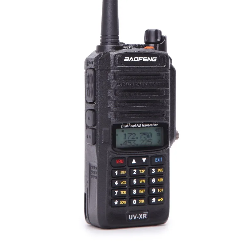 2 шт. Baofeng UV-XR влагонепроницаемые Walkie Talkie 10 Вт Мощный 10 Вт ветчина радио портативный 10 км 2 пути радио HF приемник+ кабель