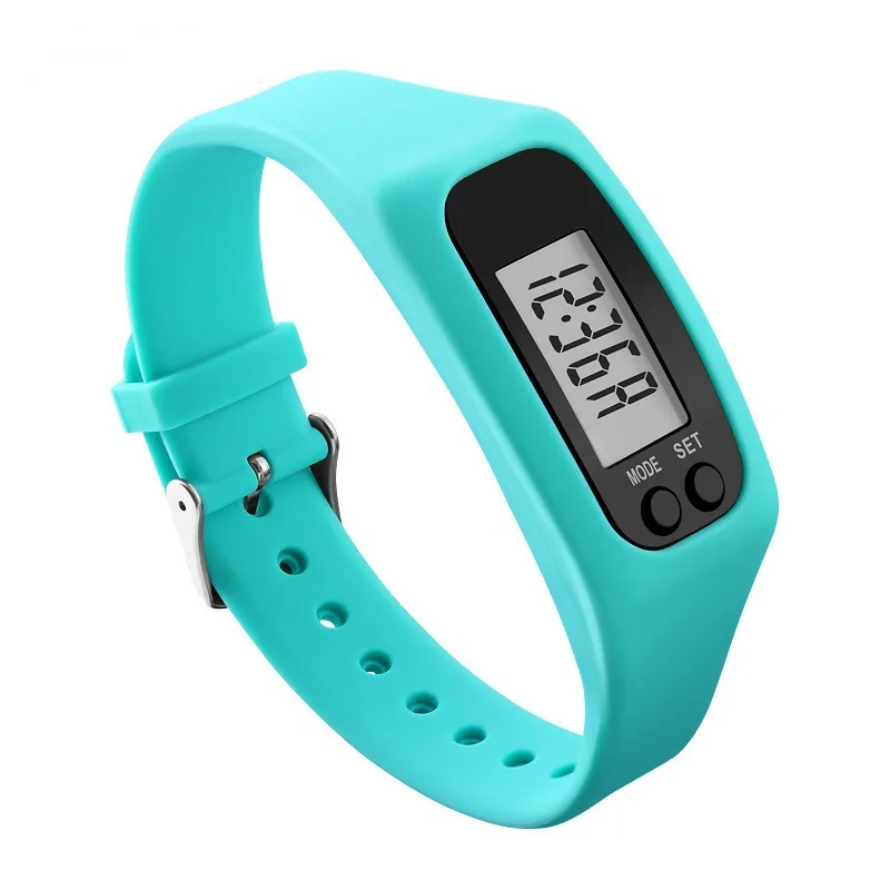 Hot Style Multifunctional Silica Gel Electronic Kids Watch Outdoor Sports Watch Creative Pedometer Children Watch