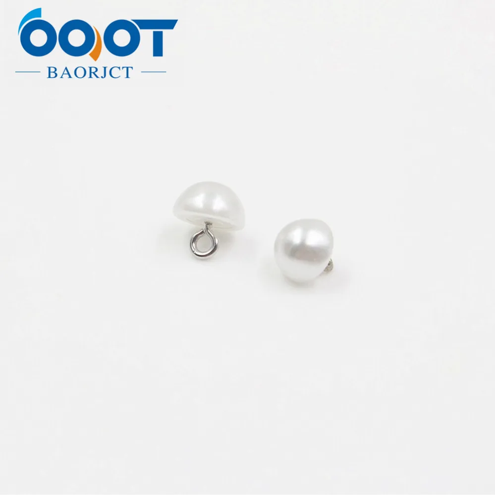 OOOT BAORJCT 179184, мода имитация жемчуга пуговицы, DIY аксессуары для одежды ручной работы, пальто пошив одежды пуговицы со стойками, 10 шт