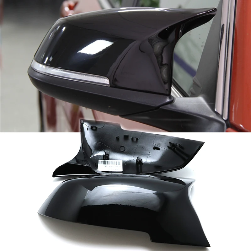 Rear View Mirror Cover Cap Fit For Fiat 500 2007-2023
