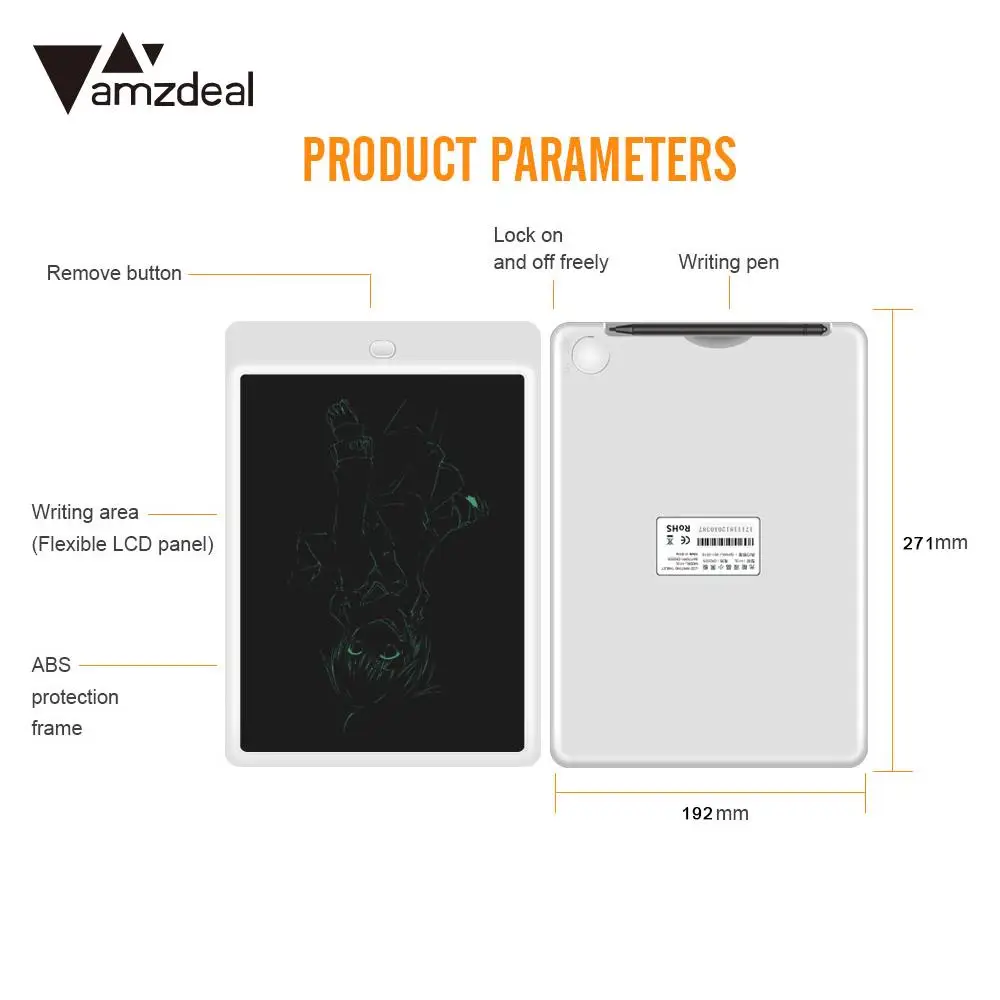 ЖК-дисплей, 12 дюймов, графический планшет, планшет, доска для рисования, памятка, граффити, доска, портативные дети