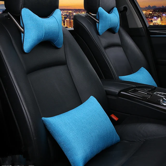 1PCS Car Seat Pillows Bone Neck Rest Pillow Memory Foam Travel Pillows Headrest Universal Cars