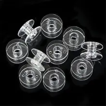 

Lots 10 Clear Plastic Bobbins For Brother Janome Singer Sewing Machine Tarjetas de plastico Jul13 Professional Drop Shipping