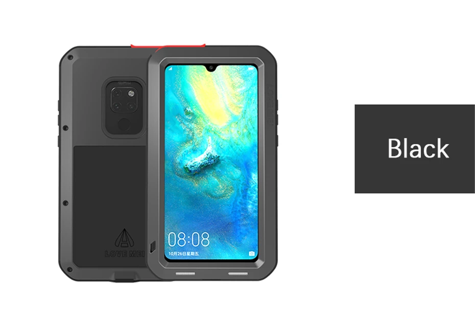 Для huawei mate 20 lite чехол LOVE MEI мощный противоударный пылезащитный металлический панцири телефон оболочка для huawei mate 20 водостойкий Чехол