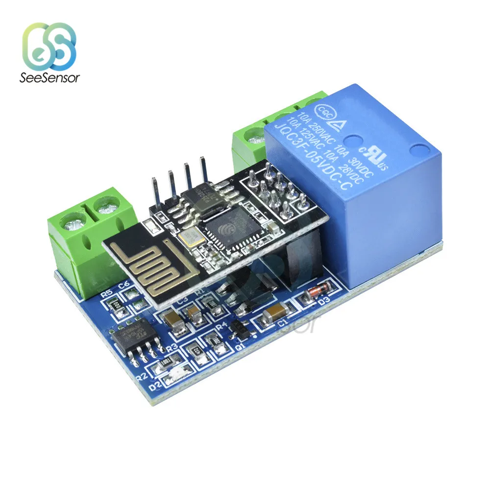 ESP8266 5 в Wifi релейный модуль ESP 01S пульт дистанционного управления Переключатель