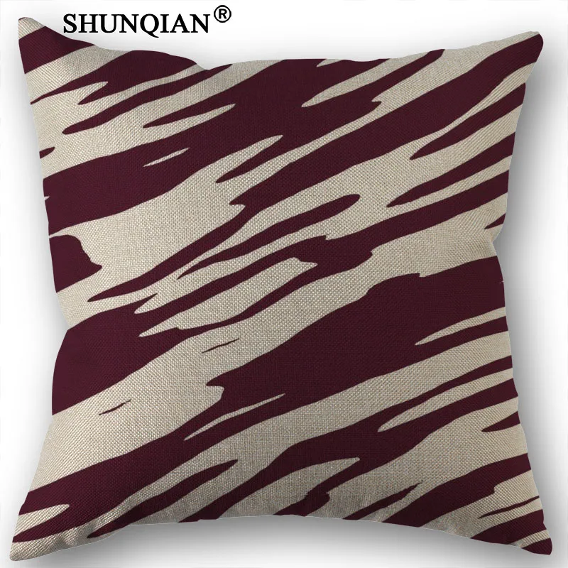 pillow case Y4152 цифровая Геометрическая Зебра Полосатая наволочка льняное белье Наволочка 18X18 дюймов спальня офис бросок декоративные подушки - Цвет: pillow case