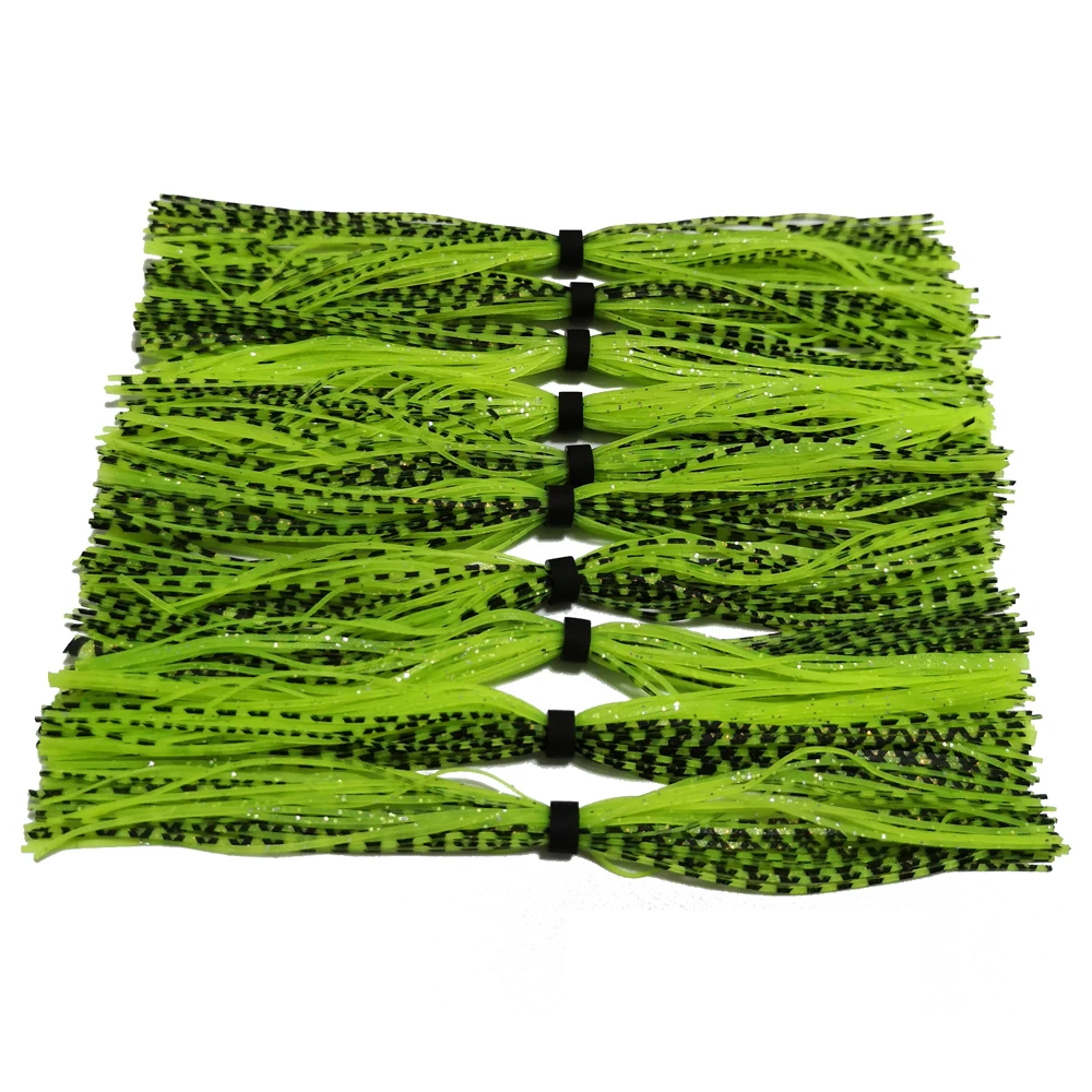 

10 Bundles 44 Strands Silicone Skirts Fishing Accessories DIY Buzzbaits Spinner Buzz Bait Silicone Skirts Dropshipping SF037