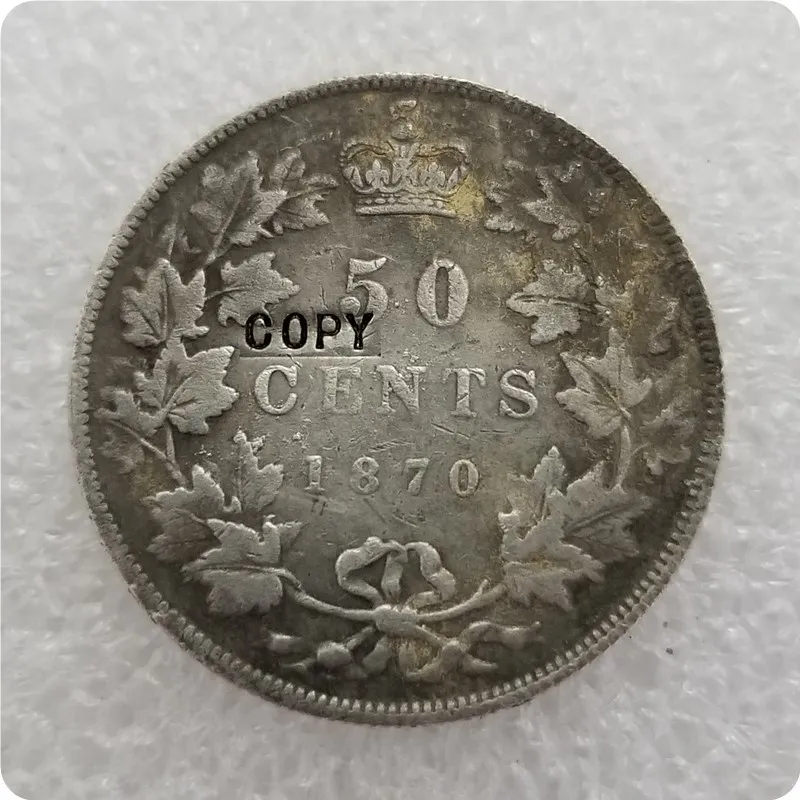 1872,1888, 1890,1894 Канада 50 центов половина копия доллара монеты