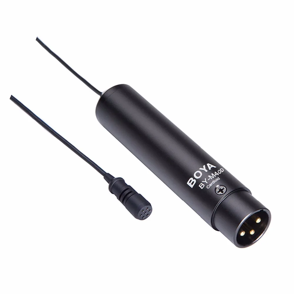 BOYA BY-M40D всенаправленный петличный микрофон для sony видеокамеры Panasonic зум H4n H5 H6 BY-M4OD