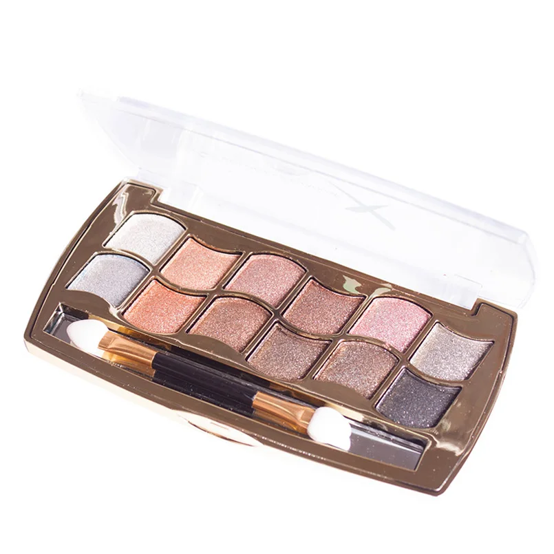 

12 Colors Eyeshadow Palette the Shadows Makeup Glitter Shimmer Eye Shadow Pallete Waterproof Long Lasting Palette of Shadows