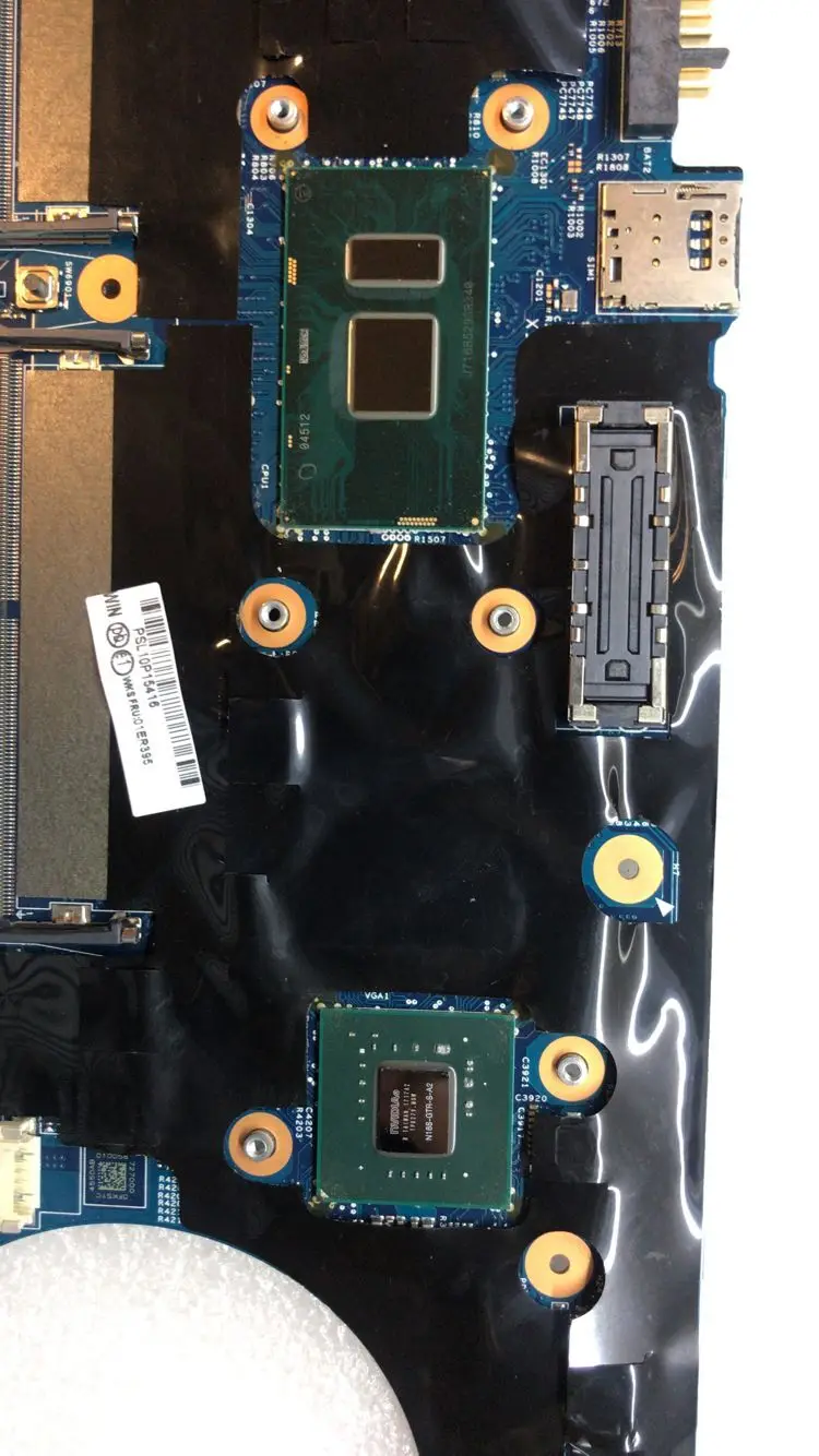 Abdo 448.0AB06.0011 материнская плата для lenovo Thinkpad T570 P51S ноутбук материнская плата Процессор i5 7200U GT940M DDR4 тесты работы