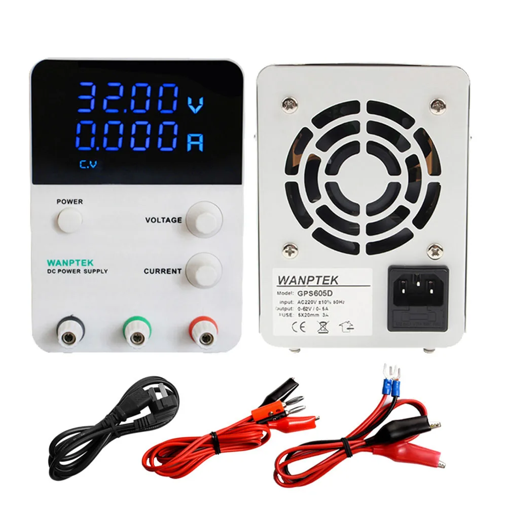 

Wanptek mini GPS605D 60V5A Digital DC Regulated Adjustable Power Supply laptop Digital Maintenance Laboratory power supply