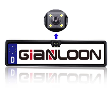 

Wired / Wireless Rear View Camera Plate License Frame for European Car License Plate Camera with 4LEDs