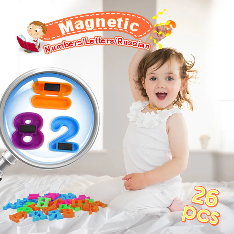 4 Type Alphabet Magnet Number Puzzle Russian English Colorful Educational Learning Toy Digital Operation Educational Kids Gifts Puzzles Aliexpress