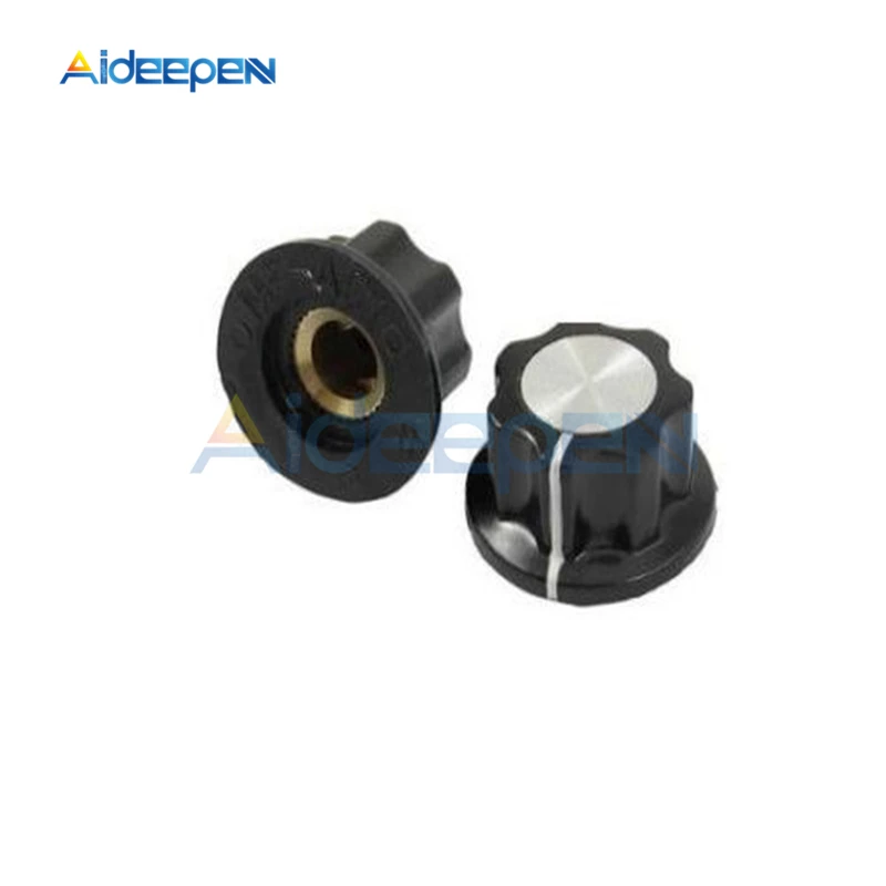5 шт./лот MF-A01 MF-A02 MF-A03 MF-A04 MF-A05 6 мм пластмассы поворотный потенциометр ручка переключателя комплект колпачков для WH118 WX050 WX030 WX010 - Цвет: MF-A04