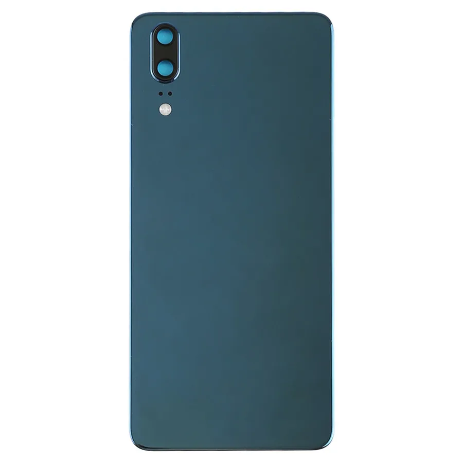 IPartsBuy новые элементы задняя крышка с объективом камеры() для huawei P20 - Цвет: Синий