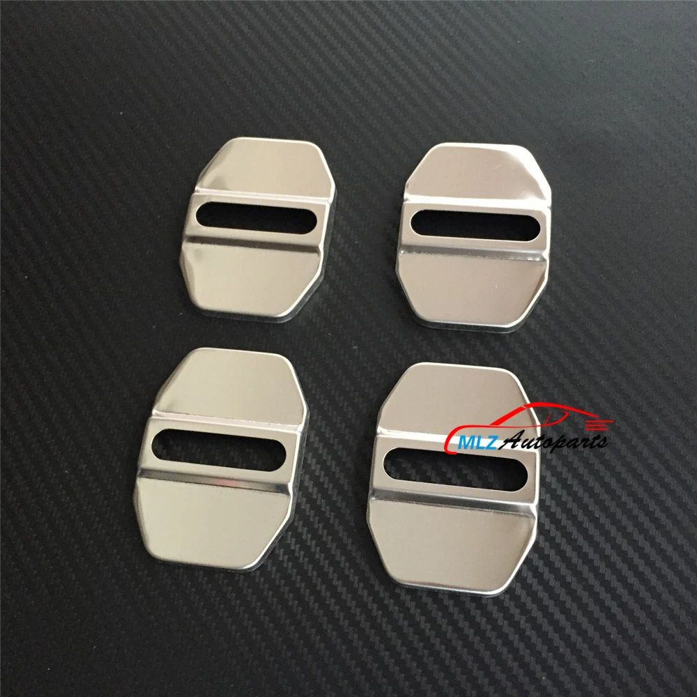 Car Door Lock Buckle Striker Cover Case Caps Trim 4PCS Special For BMW X1 F48 2016in Auto