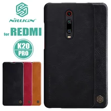 Xiaomi Redmi K20 Pro Чехол Nillkin Qin Флип кожаный чехол Роскошный деловой чехол для телефона для Xiaomi Redmi K20 Pro Nilkin задняя крышка