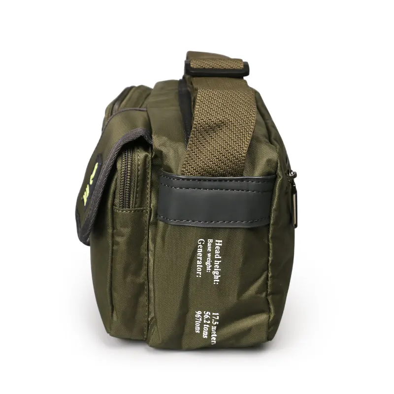2022 Ruil Multifunction Men Messenger Bags Wear Resistant Oxford Cloth Casual Travel Shoulder Handbags