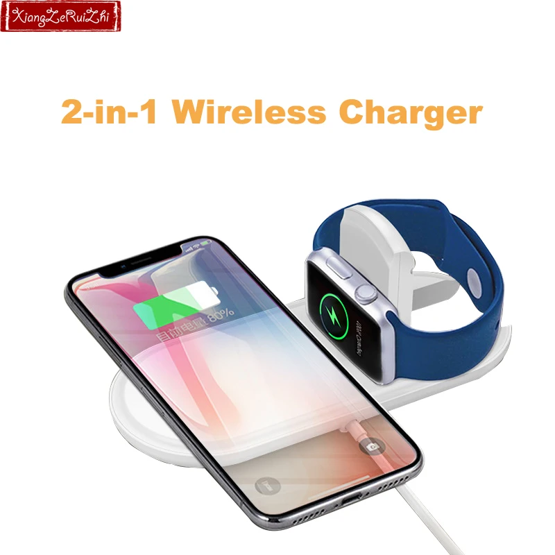 Беспроводное быстрое зарядное устройство для apple watch 321 Быстрая зарядка для IPhone 8 8 p X XS Max XR Pad для мобильного телефона Sumsang S9 Note 9 S8 s7