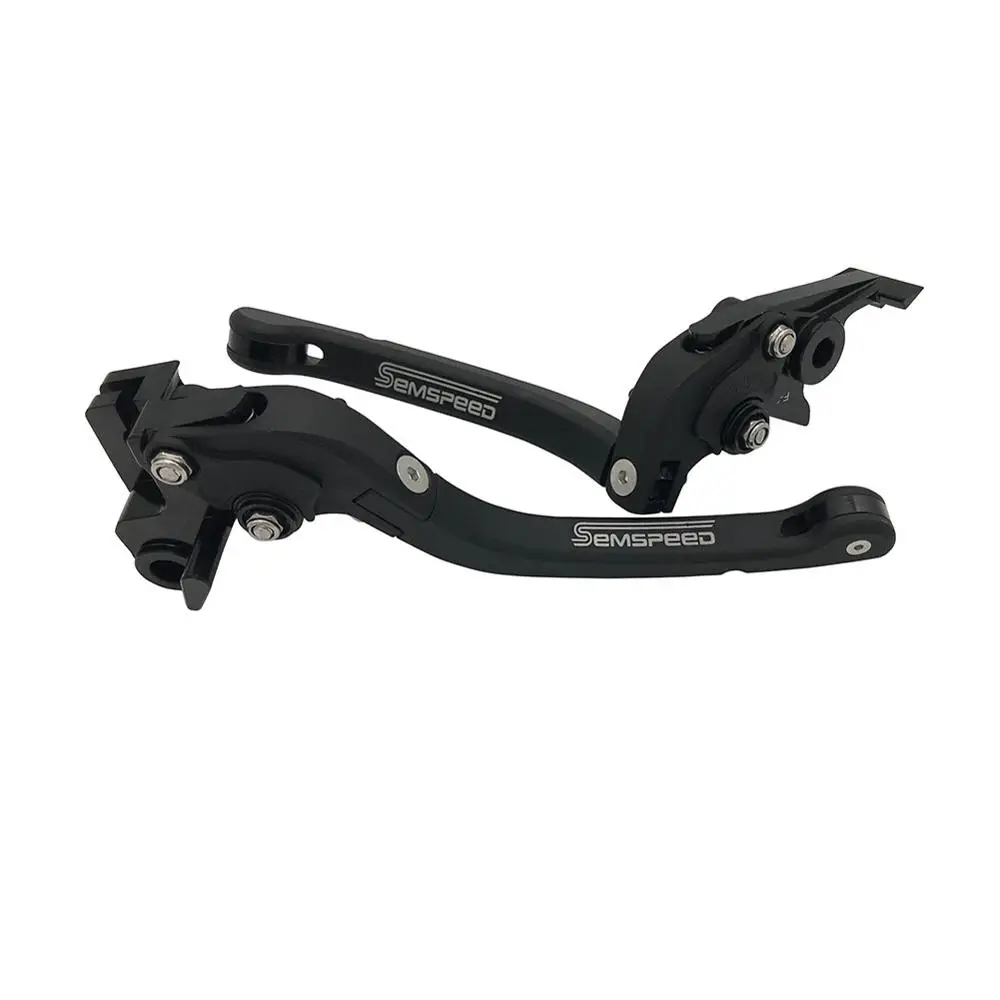 Мотоцикл Складные тормоза сцепления рычаги для Aprilia SHIVER 900/GT DORSODURO 900/750 2007-2010 2011 2012 2013 - Цвет: Черный