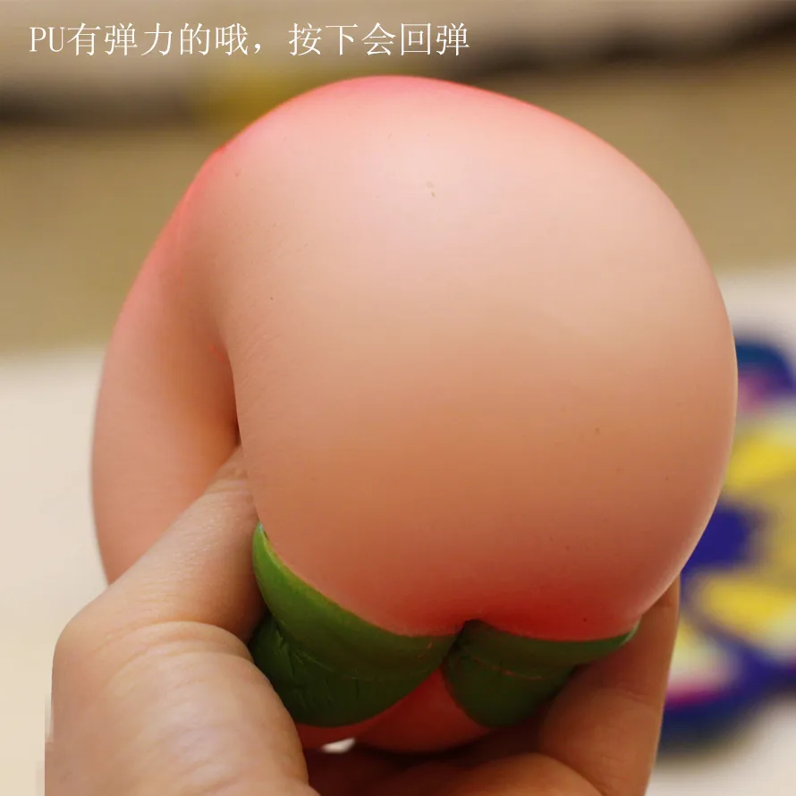11 см kawaii розовый персик Редкие squishy Jumbo булочки замедлить рост 24 шт./заказ дешево оптом