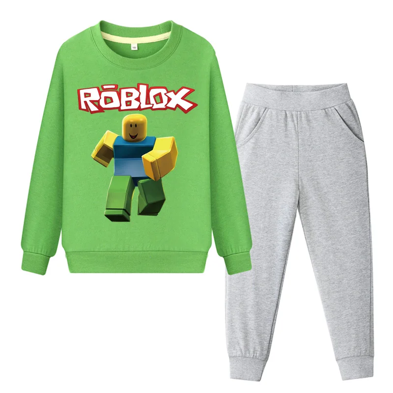 Us 1039 49 Offboys Girls Hoodies Pant Clothes Suit Children 2019 Spring Clothing Sets Kids Roblox Game Sport Tracksuit Baby Outfits Suit Dy013 In -