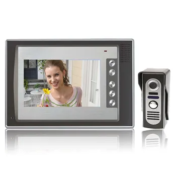 

FREE SHIPPING New Home Color Video door Phone Doorbell Intercom System 7 inch LCD Monitor Handfree 700TVL IR Camera