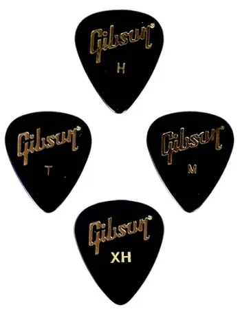 GibsonGuitar APRGG-74 Celluloid Stndard(классическая форма 351) медиатор для гитары, 4 датчика, по 1 шт