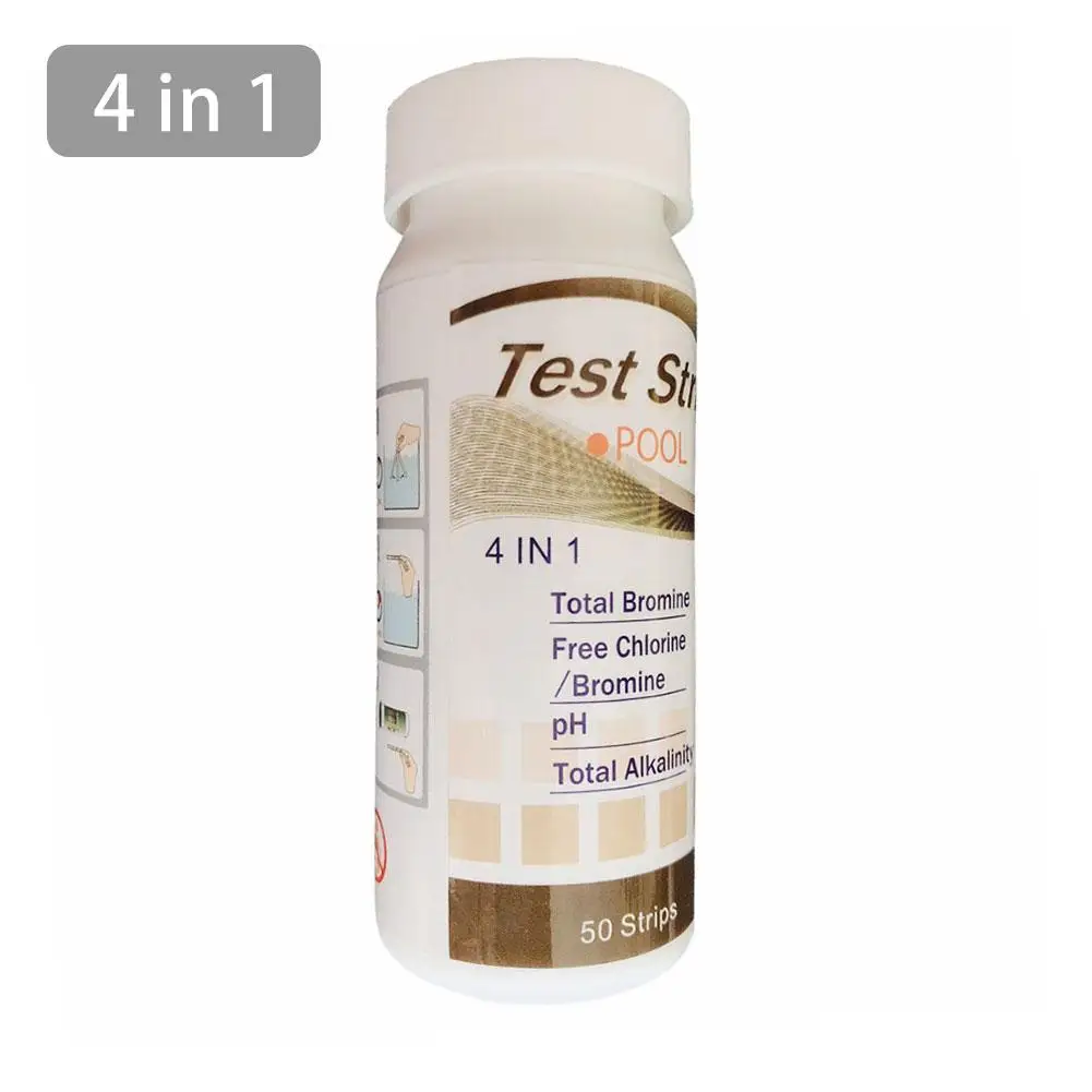 Swimming pool hot spring water test strip alkaline chlorine-free chlorine PH paper tester swimming pool cleaning accessories