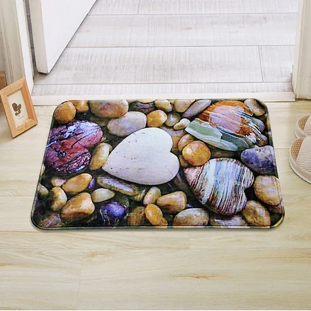 Carpet Morden0 Креативный 3D каменный коврик для ног, современный стиль, противоскользящий ковер Kithchen для ванной комнаты, гостиной, пола, домашнего декора, коврик для ванной - Цвет: Carpet Morden0