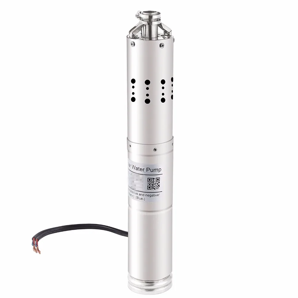 4000LPH DC24V 30 м голова 720 ватт солнечные погружные отверстие глубинные воды Pump