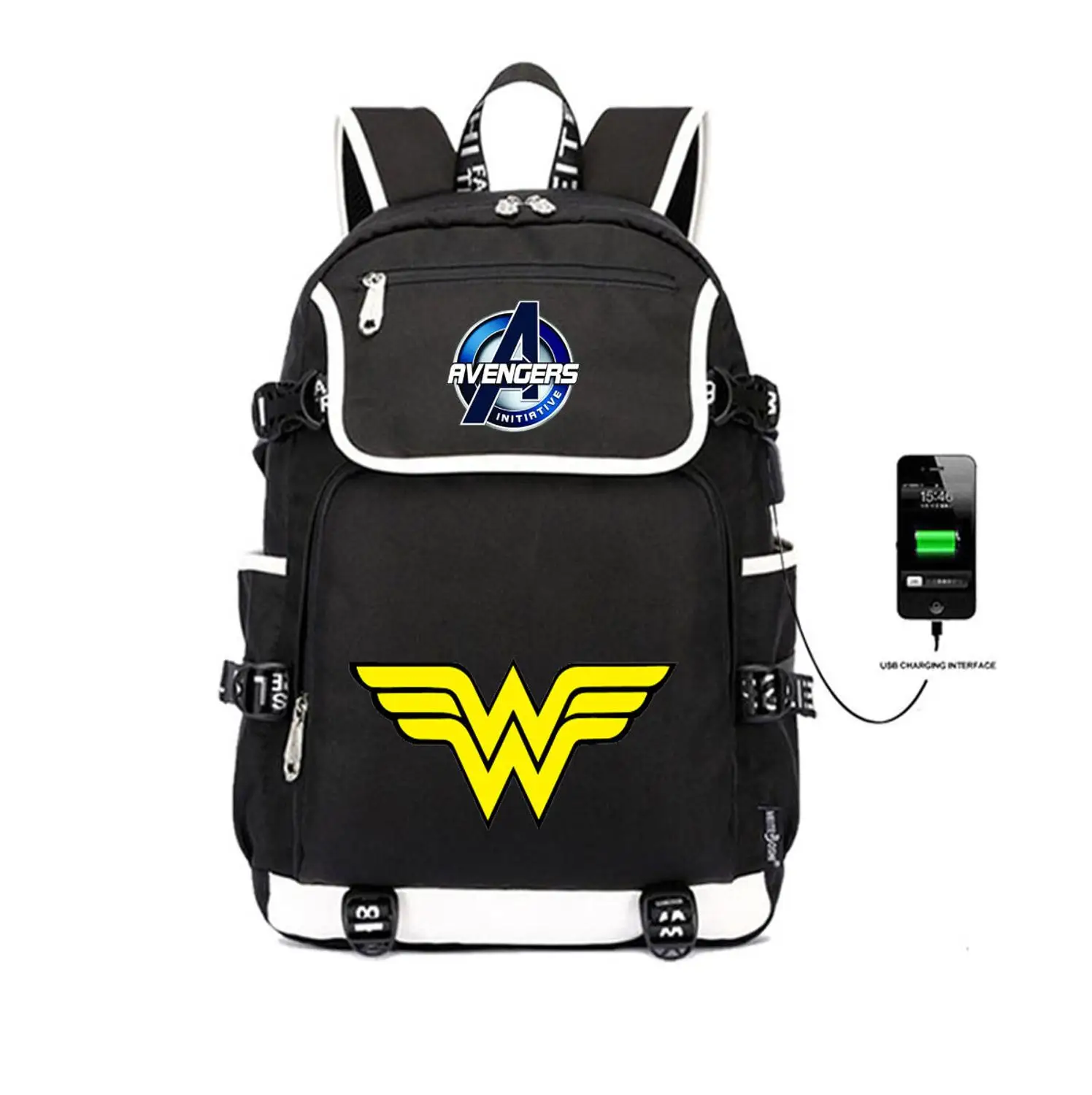 Каратель Тор Flashman дизайнер Bookbag 15,6 дюймов рюкзак для ноутбука для женщин мужчин женская школьная сумка мужская дорожная сумка Mochila