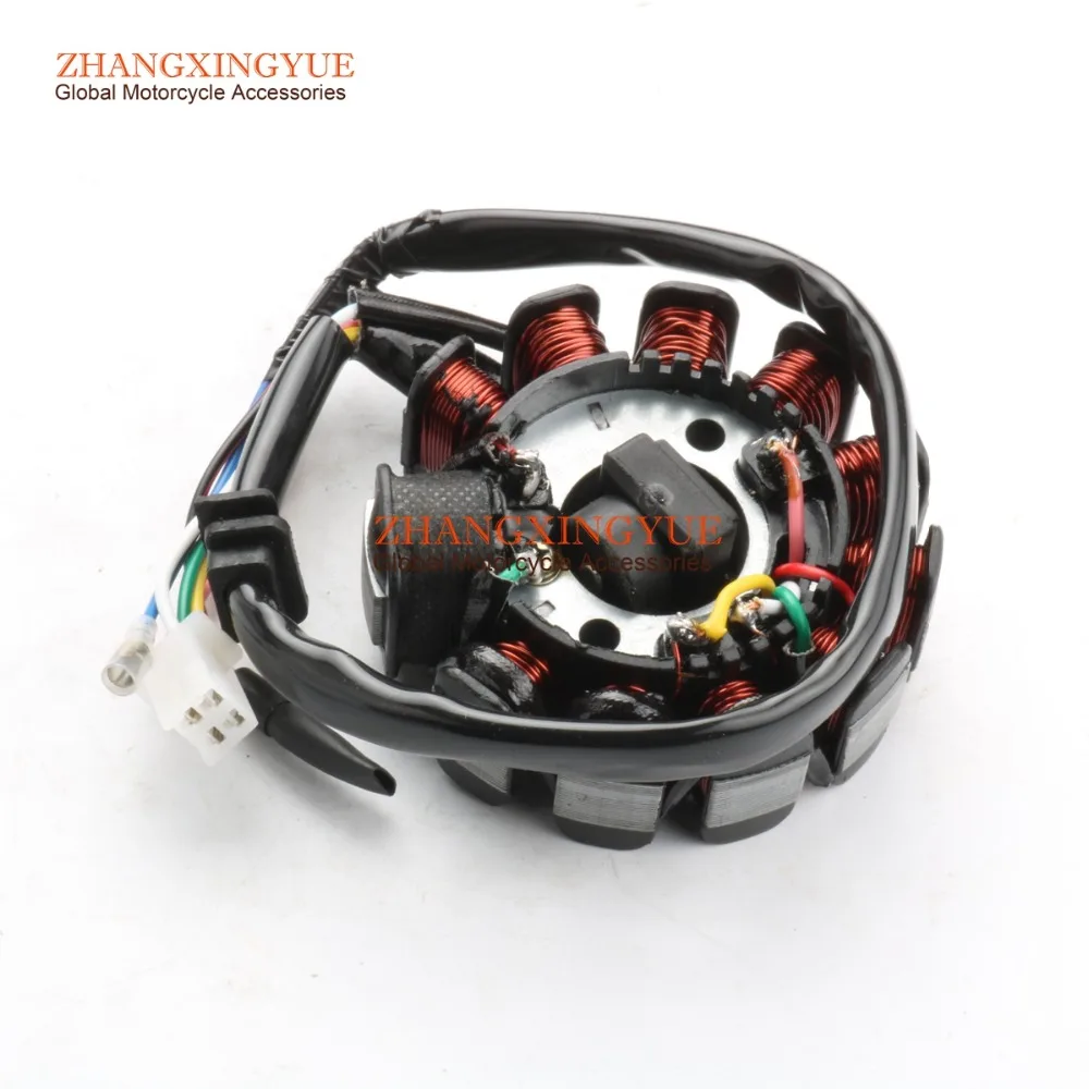 Статор 11 катушки полюс для GY6 125cc 150cc 152QMI 157QMJ ATV Скутер картинг cooster