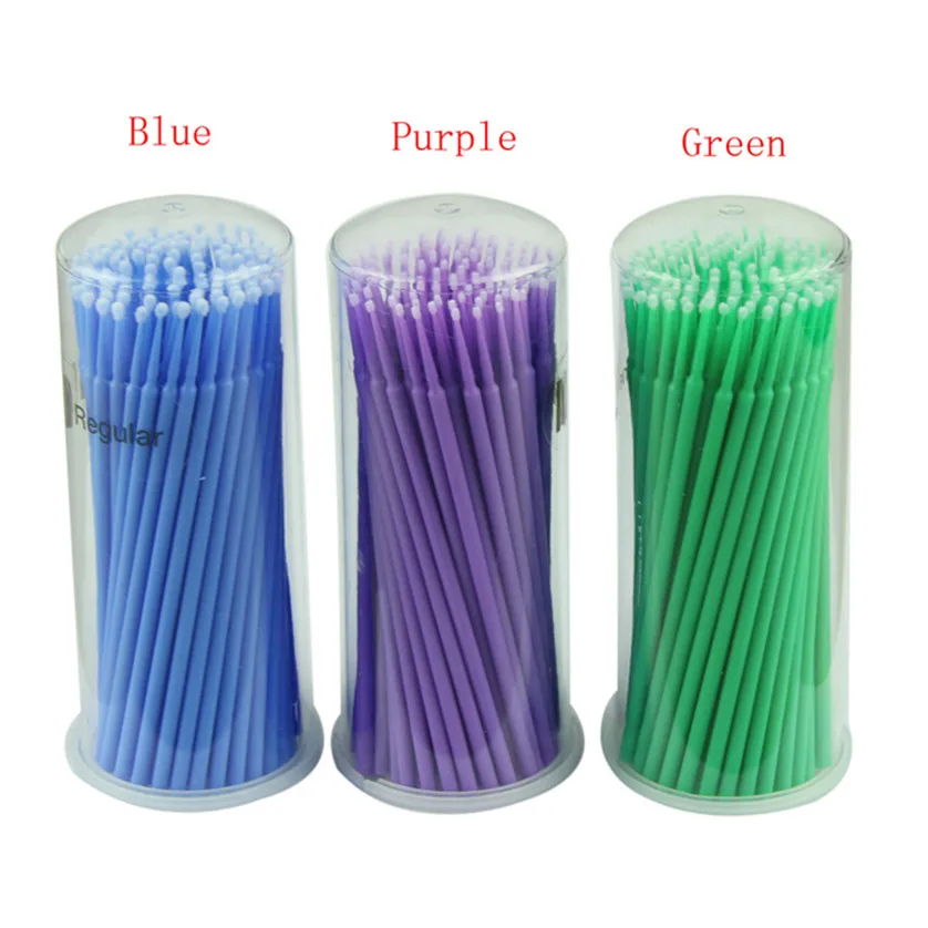 

100pcs Eyelash Extension Micro Brushes Disposable Individual Applicators Mascara for Women Beauty Adult May03#2