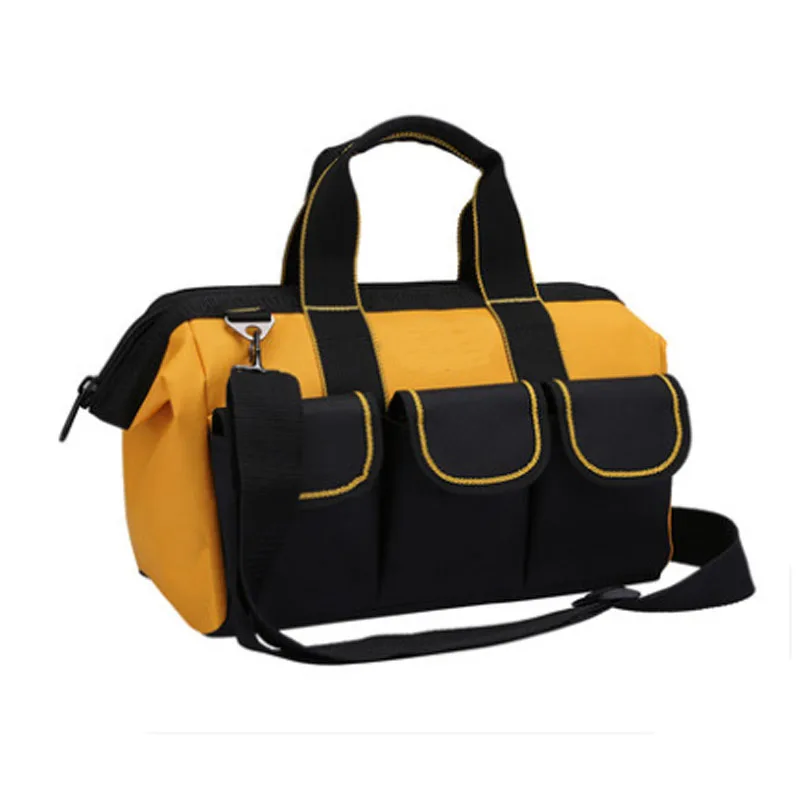 Large capacity Canvas Electric Welding Rod Tool Bag Wear Resistant Toolkit Hardware Screwdriver ...