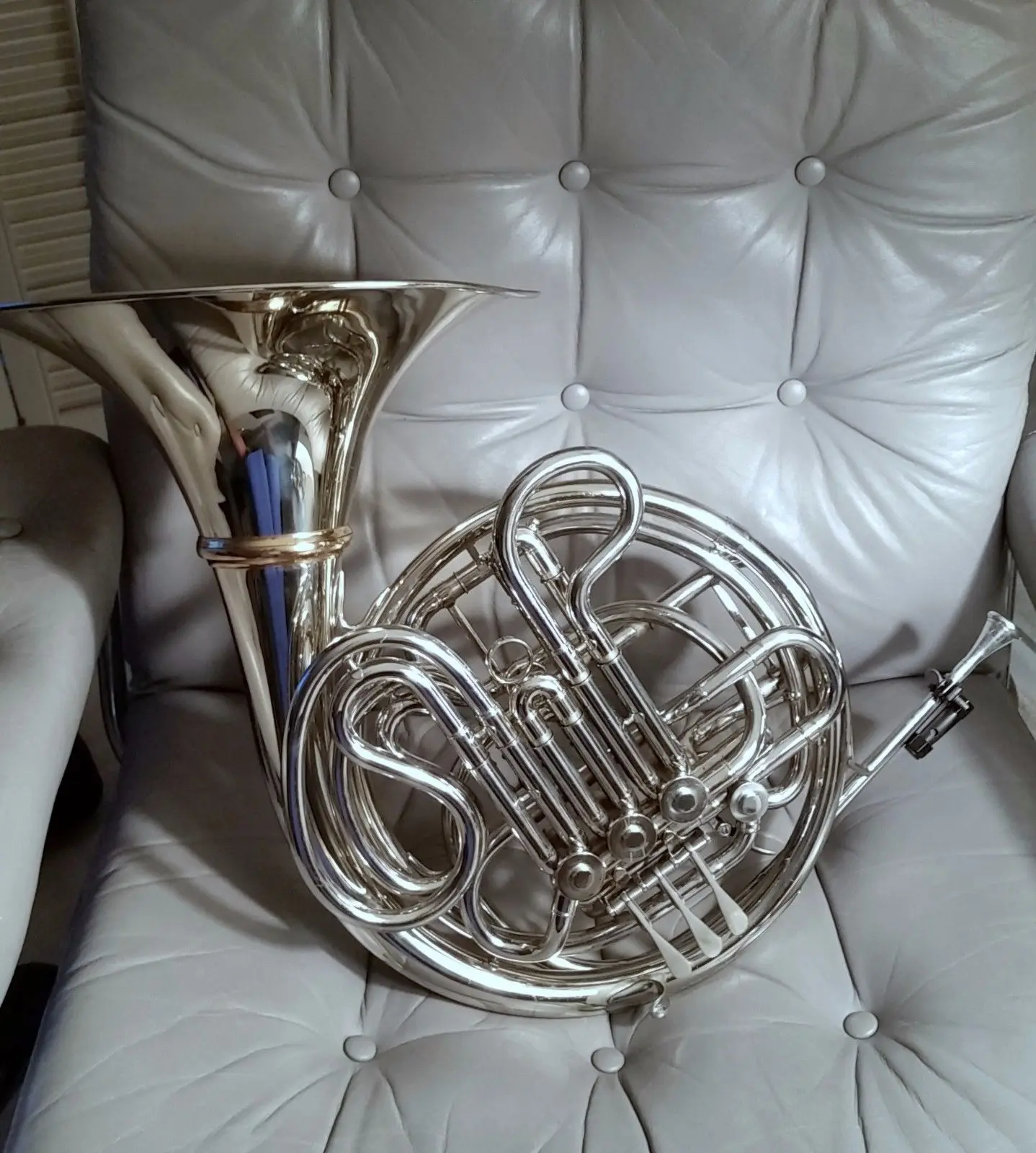 Conn 8D Screw Bell Double French Horn Silverfrench horndouble french