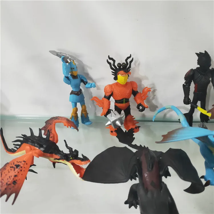 8cm 8 Pcs/set How To Train Your Dragon Toothless Action Figure Light Fury Toothless Toys for Children's Birthday Gifts 8cm 8 Pcs/set How To Train Your Dragon Toothless Action Figure Light Fury Toothless Toys for Children's Birthday Gifts