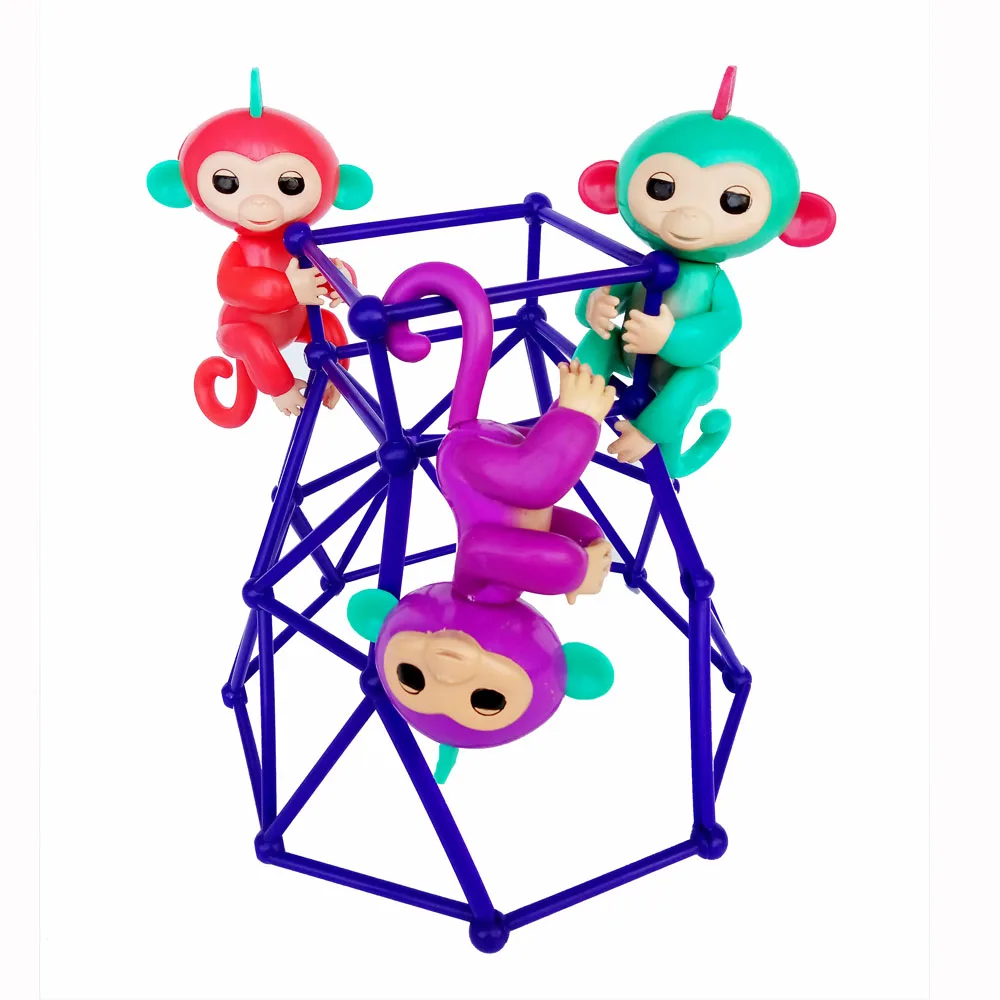 2017 New Monkey Action Figures Baby Smart Monkeys Toy Colorful Monkey Toys For Children Kids Christmas