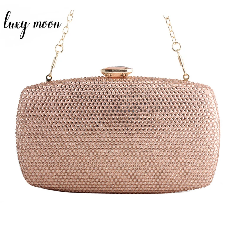 

Diamond Clutch Bags for Women 2019 Luxury Brand Wedding Clutch Purses and Handbags with Rhinestone Pink Green Crystal sac a main