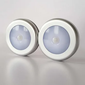 

6 LED Cordless Stick Tap Wardrobe Touch Night Kids Room Lights Lamp Home Kitchen Under Cabinet Closet Tap Stick On Lamp Light