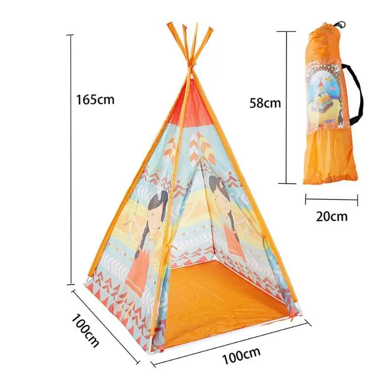 Детская палатка дом портативный Детский палаточный домик для игр 165*100 см подарок Принцесса замок детская игрушечная палатка подарок на